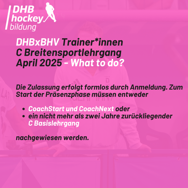 DHBxBHV Trainer*innen C Breitensportlehrgang April 2025 – Bild 3