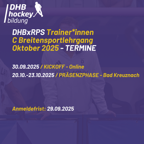 DHBxRPS Trainer*innen C Breitensportlehrgang Oktober 2025 – Bild 2